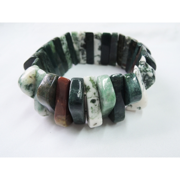 Moss Agate Braclet